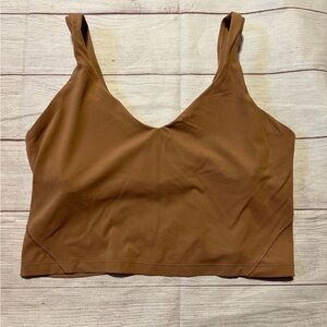 lululemon athletica Brown Tank Top